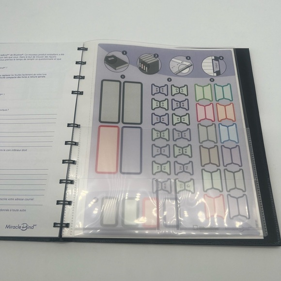 Blueline MiracleBind Notebook, Black, Lizard-Like, Hard Cover new - Picture 15 of 16